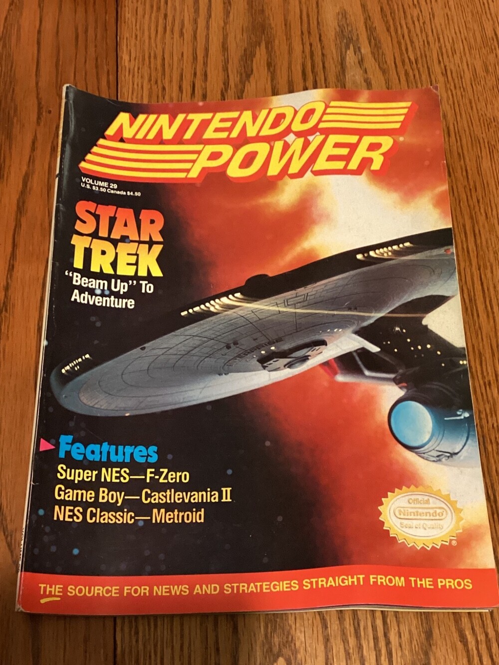 Nintendo Power Volume 29 Star Trek W/ Poster 1991, (13)